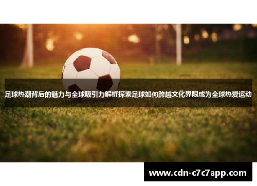 足球热潮背后的魅力与全球吸引力解析探索足球如何跨越文化界限成为全球热爱运动